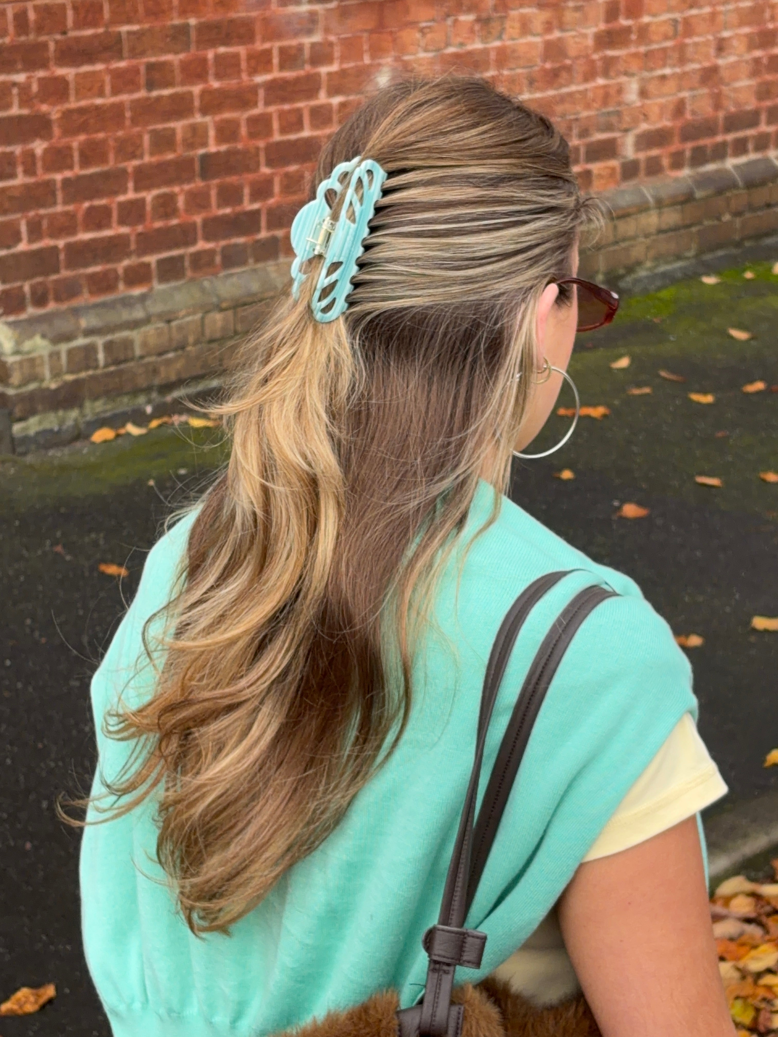 Bardot Claw - Seafoam