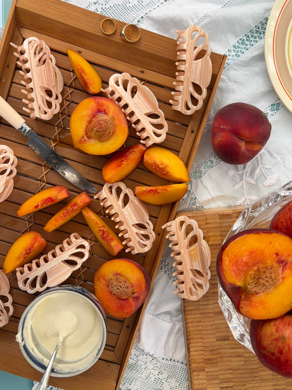 Bardot Claw - Sweet Peach