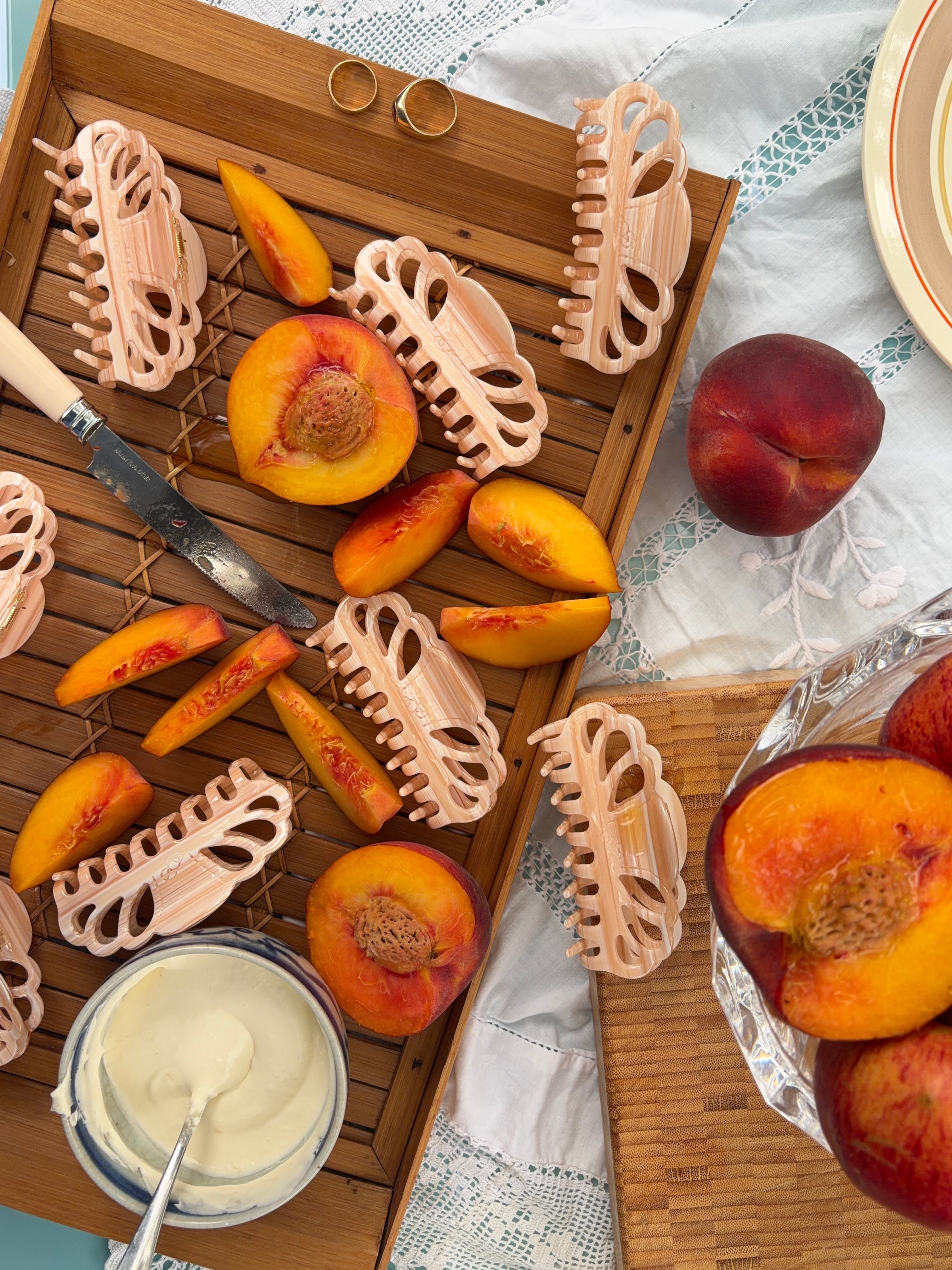Bardot Claw - Sweet Peach